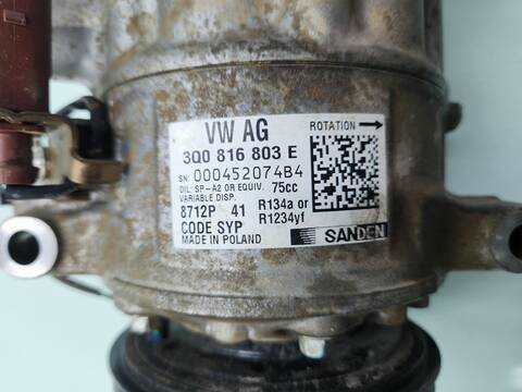 Foto 4ª: Compresor Aire Acondicionado Volkswagen Crafter 35 FURGON BM TN FWD 140CV 103KW [DNAE] (2024)