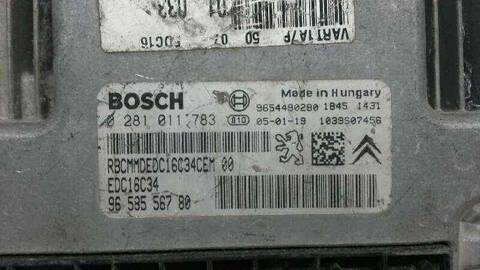 Centralita Motor ECU Peugeot 206 1.4 HDI BERLINA 68CV 50KW