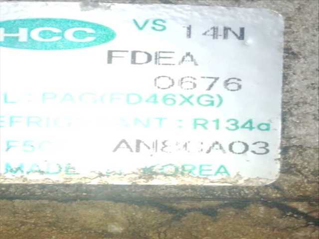 Foto 2ª: Compresor Aire Acondicionado Kia Ceed 1.6 CRDI 90 HATCHBACK HATCHBACK ED) (2006)