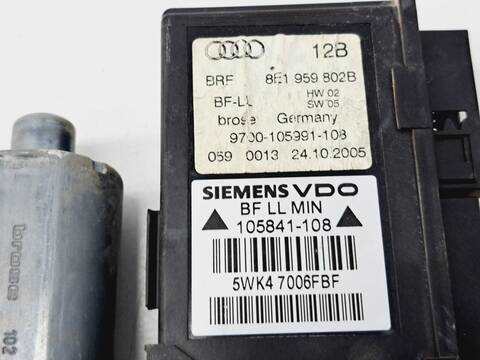 Foto 3ª: Elevalunas Eléctrico Delantero Izquierdo Audi A4 2.0 TDI 16V 103KW) BERLINA 140CV [BRE] (2006)