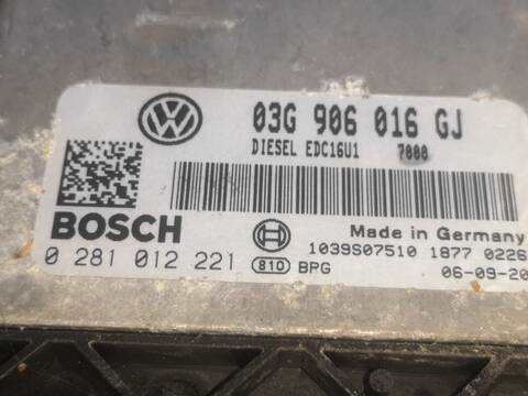 Centralita Motor ECU Volkswagen Golf BDK
