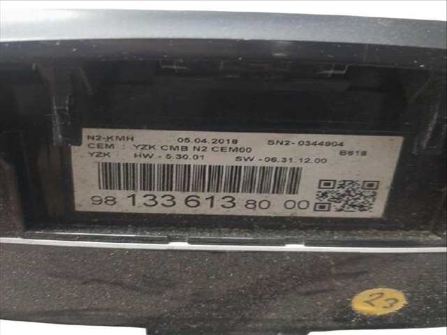 Foto 2ª: Cuadro de Instrumentos Citroen C3 1.6 BLUEHDI 75 75CV (2016)
