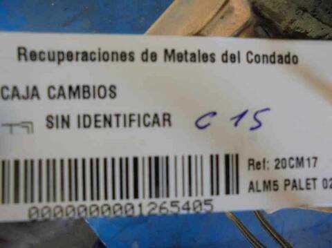 Foto 3ª: Caja Cambios Citroen C1 1.8 DIESEL 161) 60CV 44KW (1985)