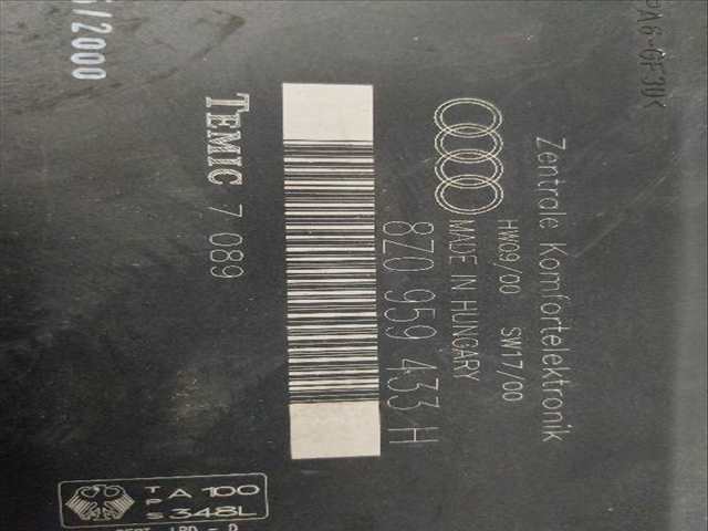 Foto 2ª: Modulo Confort BCM Audi A2 1.4 G G-AUA (2001)
