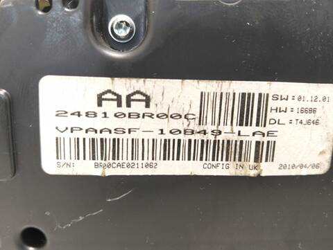 Foto 2ª: Cuadro de Instrumentos Nissan Qashqai 2.0 16V CAT 141CV [MR20DE] (2007)