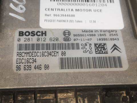 Centralita Motor ECU Peugeot Partner 9HW