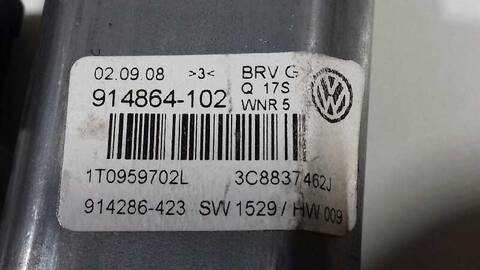 Foto 3ª: Elevalunas Eléctrico Delantero Izquierdo Volkswagen Passat BASICO 170CV 125KW [CBBB] (2008)