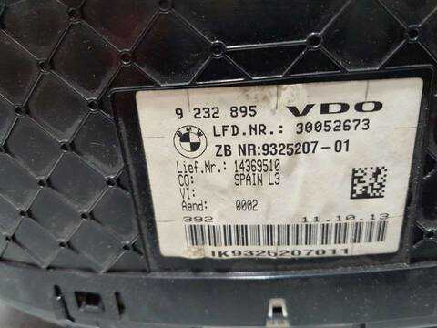 Foto 3ª: Cuadro de Instrumentos Bmw Serie 3 315 320D EFFICIENTDYNAMICS EDITION 163CV 120KW [N47D20C] (2013)