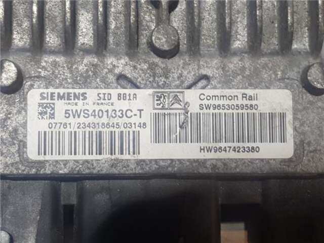 Foto 2ª: Centralita Motor ECU Peugeot 307 2.0 HDI 90 [RHY (DW10TD)]