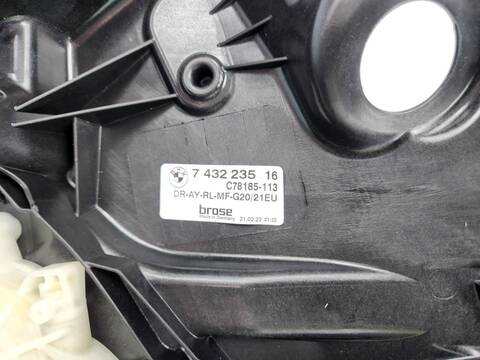 Foto 3ª: Elevalunas Manual Trasero Izquierdo Bmw Serie 3 315 330D XDRIVE SPORT LINE 4P) BERLINA 265CV [B57D30A] (2022)