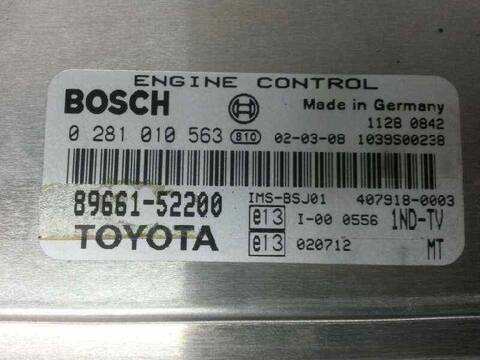 Foto 3ª: Centralita Motor ECU Toyota Yaris 68CV 50KW (1999)