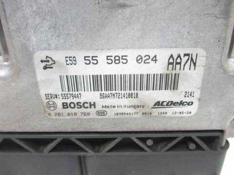 Foto 2ª: Centralita Motor ECU Opel Insignia A20DTH BERLINA (2012)