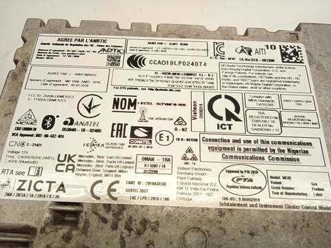 Foto 4ª: Centralita Motor ECU Mercedes Sprinter 419 CDI RWD 907.643 907.645 907.647) 190CV 140KW FURGONETA [654920] (2024)