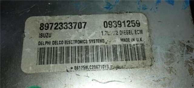Centralita Motor ECU Opel Corsa 1.7 DI