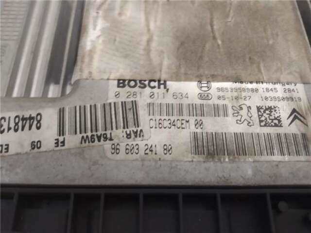 Foto 3ª: Centralita Motor ECU Peugeot 307 1.6 XS [1.6 LTR. - 80 KW HDI FAP CAT (9HZ - DV6TED4)] [9HZ (DV6TED4)]