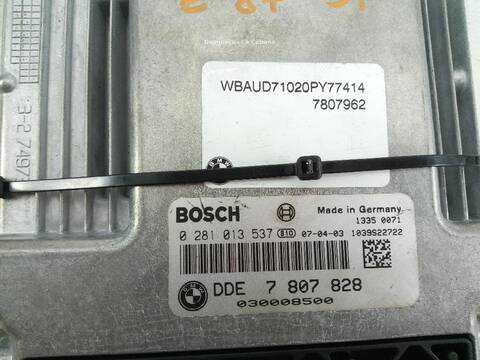 Foto 3ª: Centralita Motor ECU Bmw Serie 1 114 VERSION INDEFINIDA (2003)