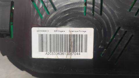 Foto 2ª: Cuadro de Instrumentos Renault Megane EMOTION BERLINA 110CV 81KW III BERLINA 5 P [K4M R8] (2011)