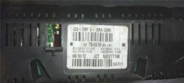 Pantalla Multifuncion Peugeot 308 1.6 HDI