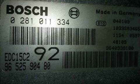 Foto 2ª: Centralita Motor ECU Peugeot 807 SR PACK 107CV 79KW [RHT] (2004)