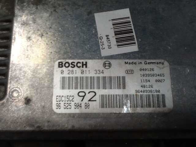 Foto 2ª: Centralita Motor ECU Peugeot 807 2.000 HDI 110CV/79KW [RHT] (2004)