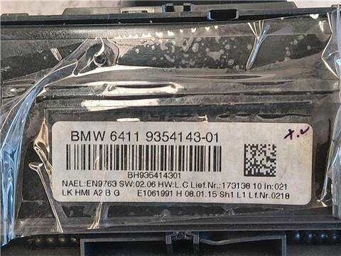 Foto 3ª: Mando Climatizador Bmw Serie 3 315 2.0 320D XDRIVE BERLINA 184CV 135KW [N47D20C] (2015)