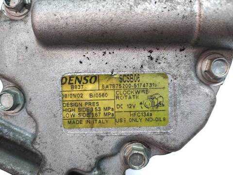 Foto 3ª: Compresor Aire Acondicionado Lancia Y 1.2 843.AXA1A) (2003)