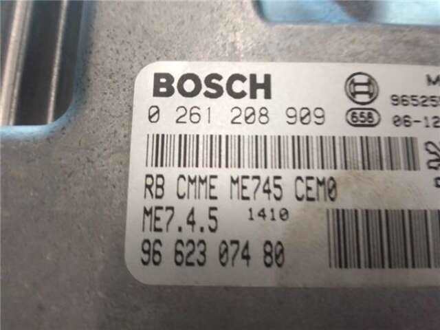 Foto 3ª: Centralita Motor ECU Peugeot 307 1.6 BÁSICO [1.6 LTR. - 80 KW 16V CAT (NFU - TU5JP4)] [NFU (TU5JP4)]