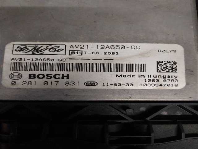 Foto 2ª: Centralita Motor ECU Ford Fiesta 1.4 D [D-KVJA] (2011)