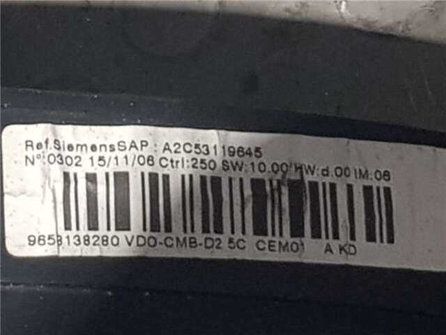 Foto 2ª: Cuadro de Instrumentos Peugeot 407 2.0 HDI 135 [RHR (DW10BTED4)]