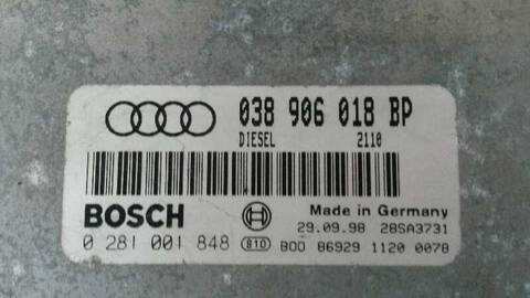 Foto 3ª: Centralita Motor ECU Audi A3 1.9 TDI 110CV 81KW [AHF] (1998)