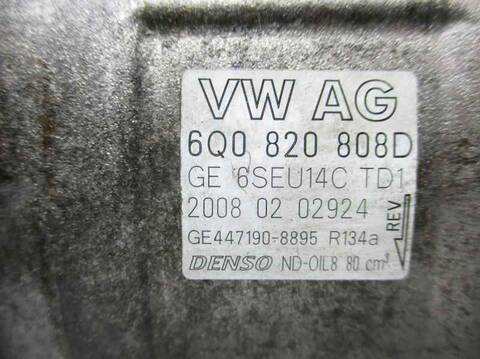 Foto 2ª: Compresor Aire Acondicionado Seat Ibiza BNM (2008)