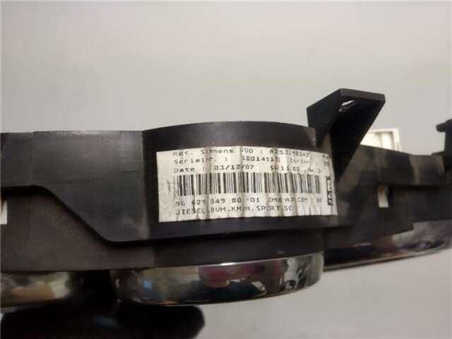 Foto 3ª: Cuadro de Instrumentos Peugeot 207 1.6 XT PACK [1.6 LTR. - 66 KW 16V HDI] [9HX / DV6ATED4]