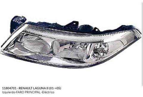 Faro Izquierdo Renault Laguna 140CV 103KW