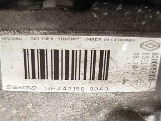 Foto 3ª: Compresor Aire Acondicionado Renault Megane 1.4 TCE DZ0F DZ1V) (2008)