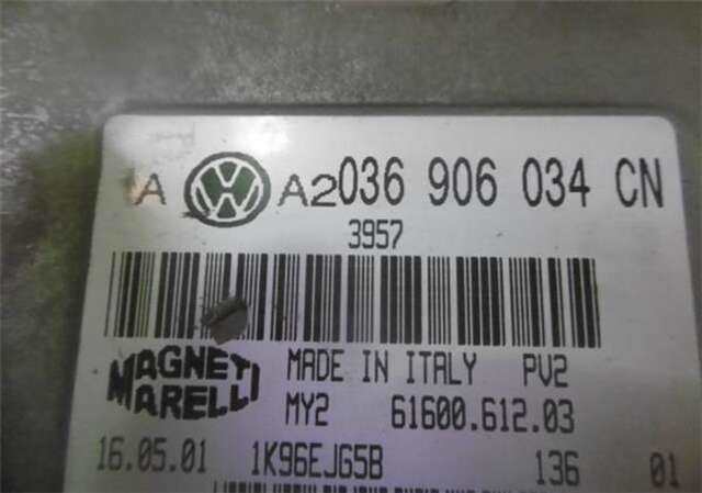 Foto 3ª: Centralita Motor ECU Volkswagen Golf  [AZD]