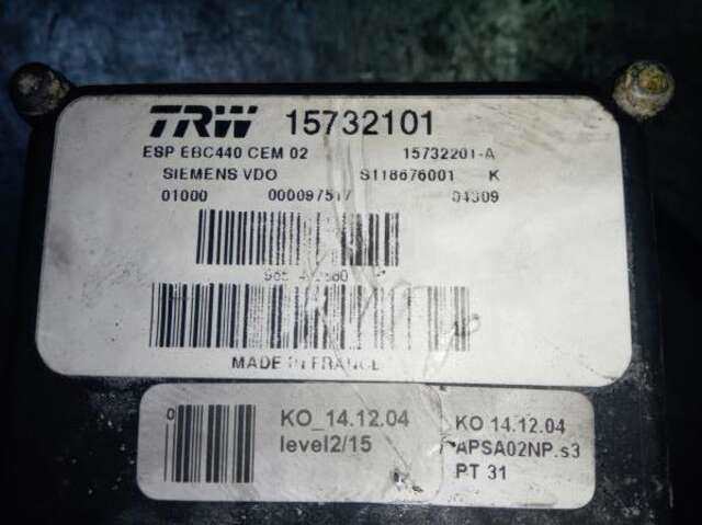Abs Peugeot 407 2.0 HDI 135