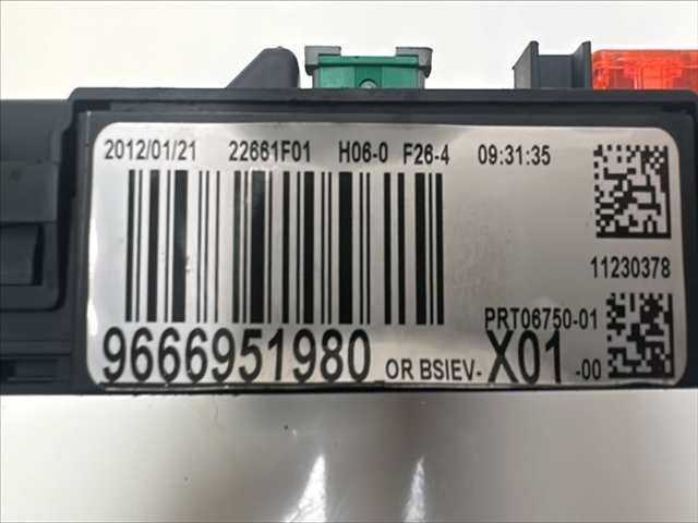Foto 2ª: Caja Reles Fusibles Peugeot 207 1.4 GASOLINA [G-8FP] (2012)