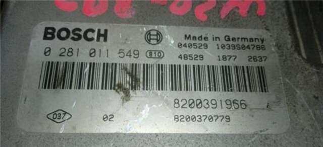 Centralita Motor ECU Renault Scenic 1.9 AUTHENTIQUE [1.9 LTR. - 88 KW DCI DIESEL] (JM)(2003-_)