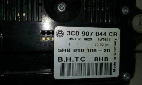 Foto 3ª: Mando Climatizador Volkswagen Passat 2.0 TDI 110CV 81KW [CBA] (2008)