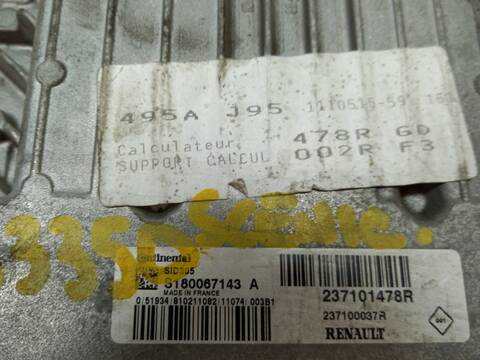 Foto 2ª: Centralita Motor ECU Renault Scenic K9K836 (2014)