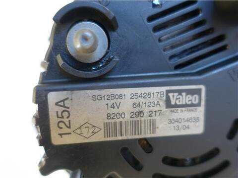 Foto 3ª: Alternador Nissan Primera 1.9 DCI BERLINA 120CV 88KW [D-F9Q] (2004)