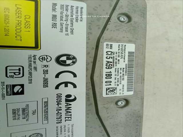 Foto 3ª: Sistema DVD Bmw Serie 7 720 740 D LD XDRIVE (2015)