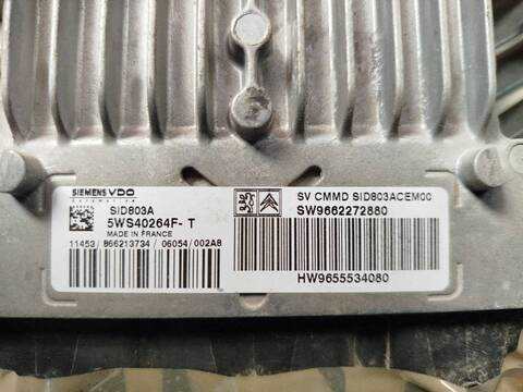 Foto 2ª: Centralita Motor ECU Peugeot 407 VERSION INDEFINIDA (2004)