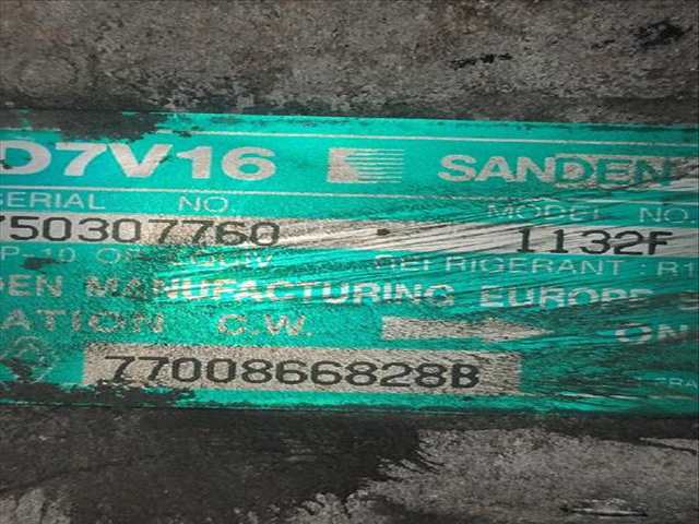 Compresor Aire Acondicionado Renault Megane 1.9 D ECO BA0A BA0U BA0R) I BA0/1_)