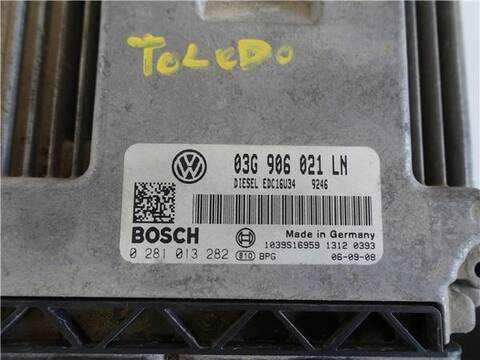 Foto 2ª: Centralita Motor ECU Seat Toledo 1.9 TDI 105CV 77KW [BXE] (2006)