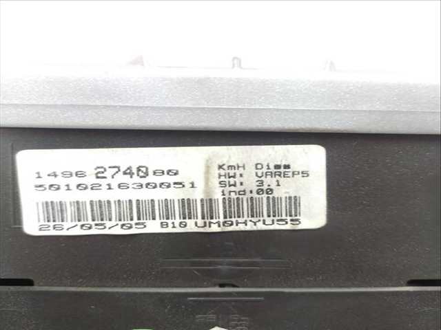 Foto 2ª: Cuadro de Instrumentos Peugeot 807 2.0 HDI (2002)