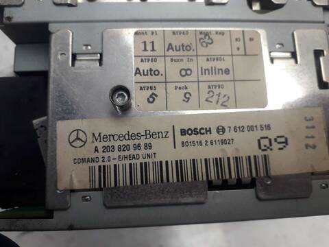 Foto 3ª: Sistema GPS Mercedes Clase C 160 2.2 CDI CAT BERLINA 143CV 105KW (2006)