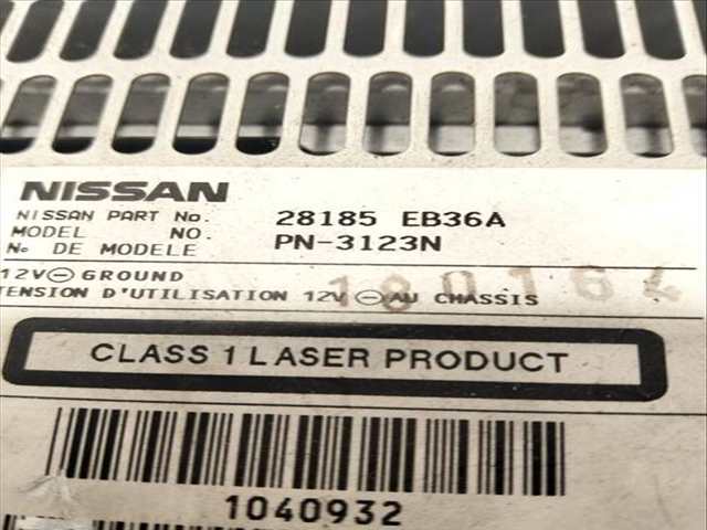 Foto 3ª: Sistema Audio Radio CD Nissan Pathfinder 2.5 DCI DIESEL CAT 174CV (2005)