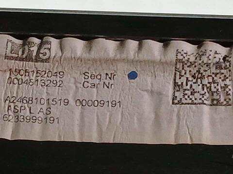 Foto 3ª: Retrovisor Izquierdo Mercedes Clase B 150 B 180 CDI 246.212) 109CV 80KW [607951 O(K9K6)] (2015)