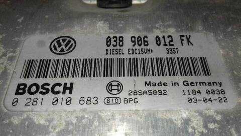 Foto 3ª: Centralita Motor ECU Seat Toledo SELECT 110CV 81KW [ASV] (2003)